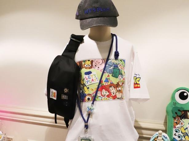 トートやTシャツ、使い勝手のいいボディバッグは、パーク使いにも普段使いにもOK！