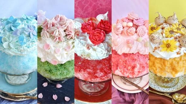 -咲く、かき氷-「パティシエの作る夏花氷」が今年も登場！