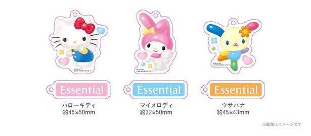 SNS投稿でもらえる全3種のアクリルチャーム (C) '26 SANRIO CO., LTD. APPR. NO. L665529