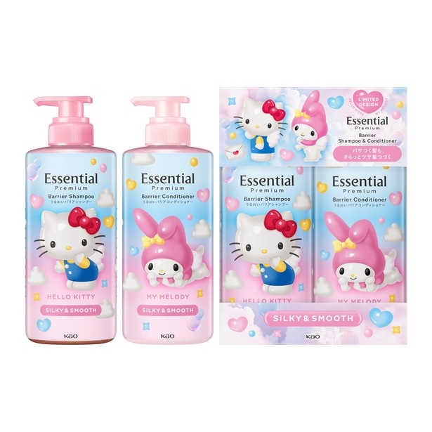 ハローキティとマイメロディをあしらったシルキー&スムース (C) '26 SANRIO CO., LTD. APPR. NO. L665529