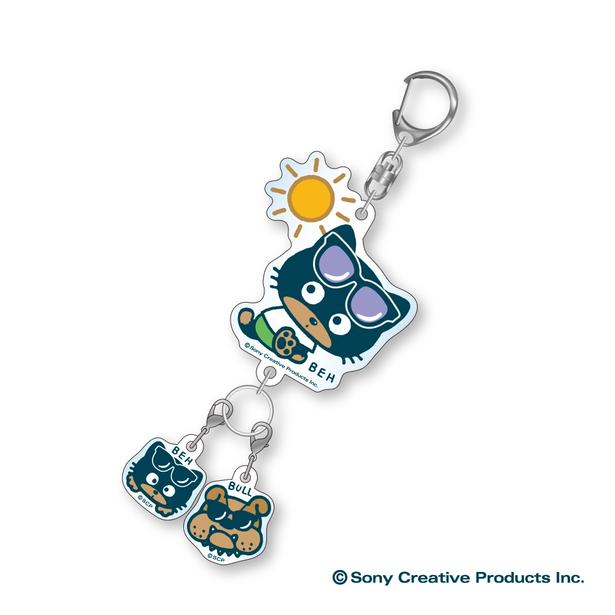 「チャーム付きカスタムアクリルキーホルダー」(1320円)