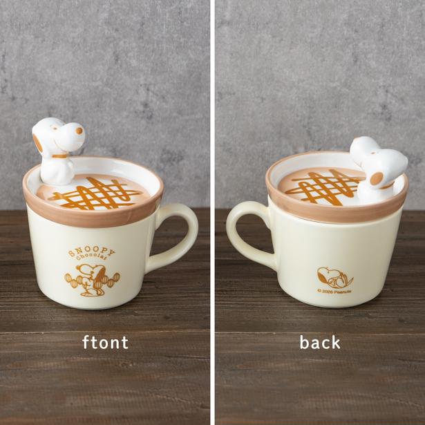 ふたにちょこんと座るスヌーピーが主役。どの角度から見てもかわいい (C) 2026 Peanuts Worldwide LLC