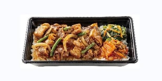 スタミナ満点の「牛カルビ&ホルモン重」