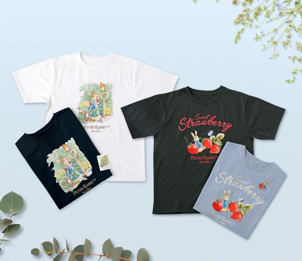 「アズ ノゥ アズ プラス」の「ピーターラビット Tシャツ」(各2992円)