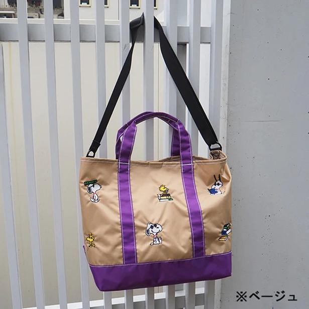 「舟形トート Lサイズ(ベージュ/ジョー・クール)」(5940円)