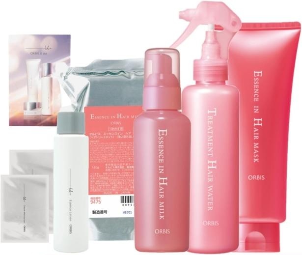 ORBISヘアミルクトータルケア＆医薬部外品オルビスユードットミニローションセット