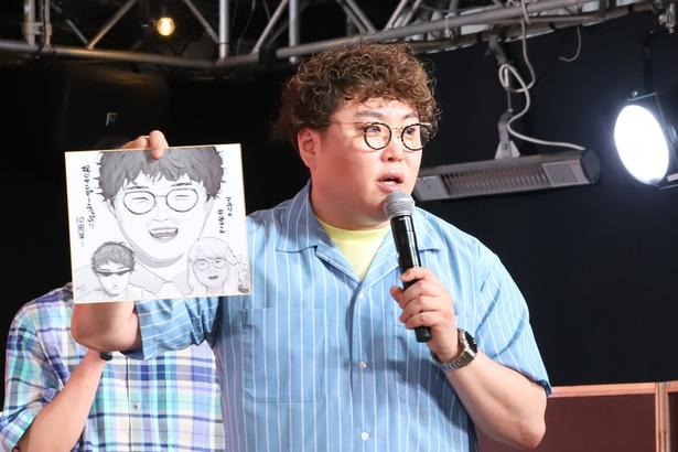 「オレンジレンジさんのMVのときのギャルのおれと、戸愚呂のサングラスをつけてネットミームになったときのおれを描いてくれてる！」と感激していた中谷さん