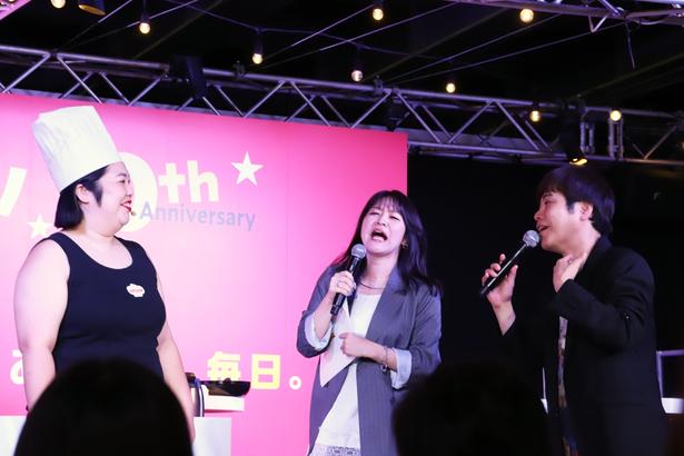 壮大な雰囲気の中、メニューが発表され、井上さんが「ルールを教えてくれ！」とツッコむ場面も