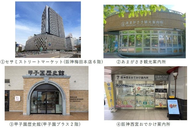 デジタルスタンプラリーの参加スポット