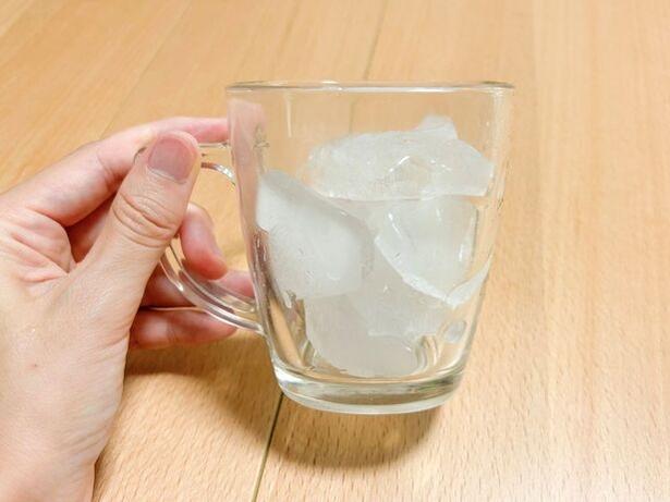 ロックアイス風の氷が完成(▶次の裏ワザを見る) 撮影/こぽり