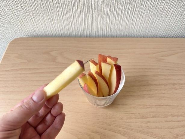 細長いので、子どもも食べやすいのが魅力！（▶次へ） 撮影／ひろ