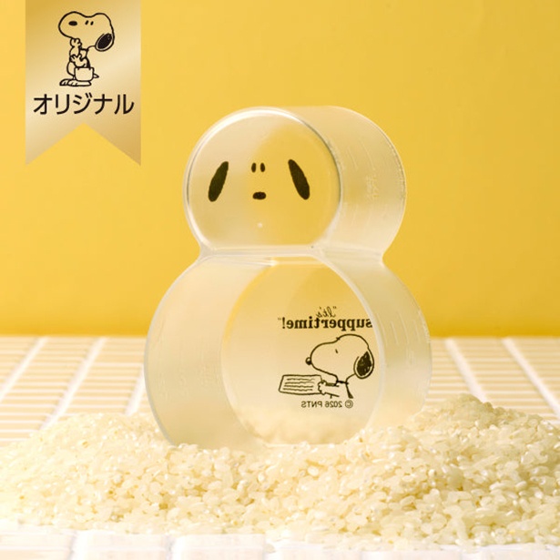 「【おかいものSNOOPYオリジナル】こめコレ！スリキリゆきだるまカップ(It's suppertime!)」(770円)