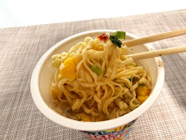 あっさりした味なのでつるつると食べ進められる