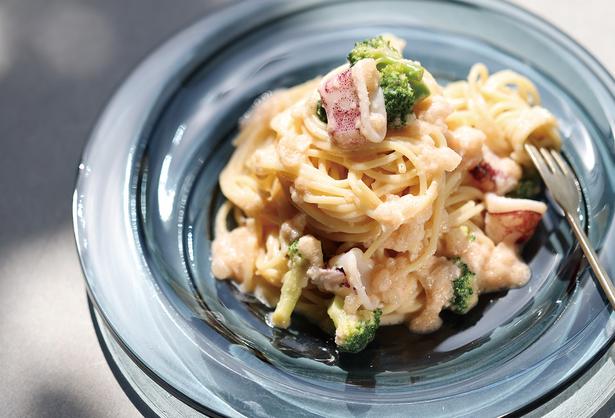 [冷凍]洋麺屋ピエトロ 冷製スパゲティーニ たらことイカのクリームソー 株式会社ピエトロ
