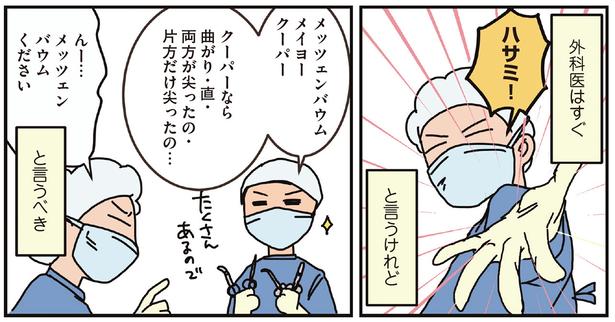 外科医はすぐ…