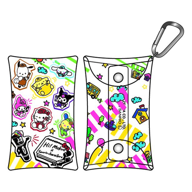 「Hi! Mckee×サンリオキャラクターズ クリアマルチポケース」(1650円)