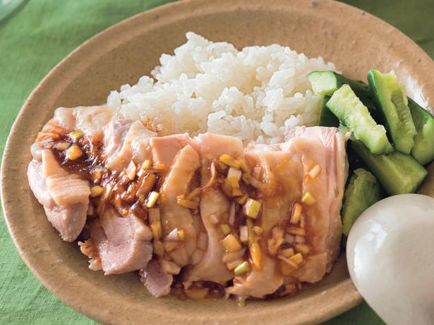 シンガポール風チキンライス レシピ考案／しらいのりこ　撮影／砂原文