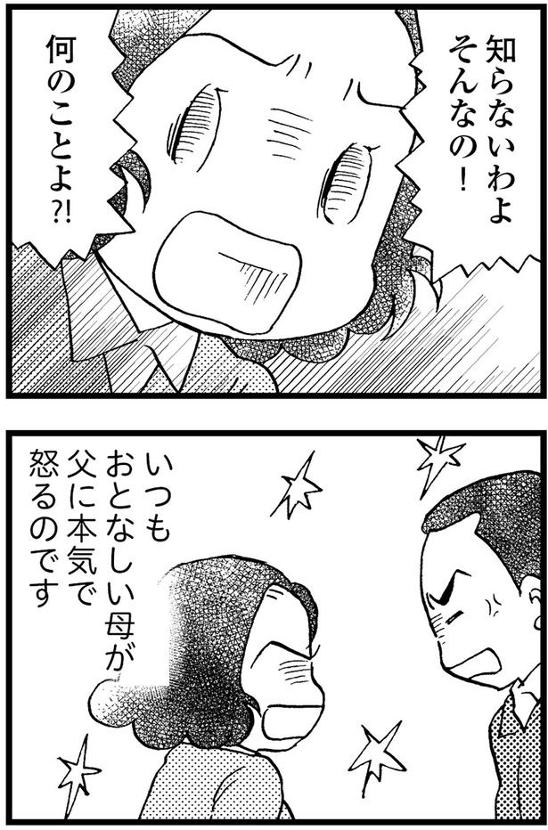 いつもおとなしい母が父に本気で怒るのです (C)美齊津康弘、吉田美紀子/KADOKAWA
