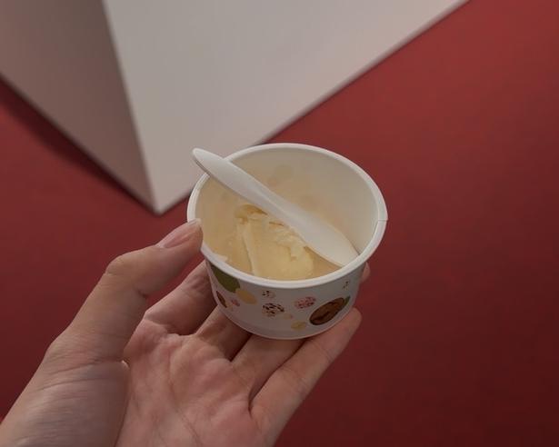 【写真】ミルク、砂糖、卵のみで作られた「プレーンミルクアイスクリーム」。体験できるのはこのイベントだけ!