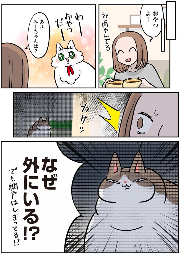 網戸はしまってる！？ （C）こばん／KADOKAWA