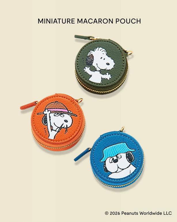 「MINIATURE MACARON POUCH」(各1万2100円)