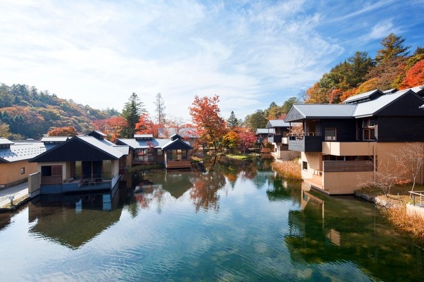 「星のや軽井沢」の全景