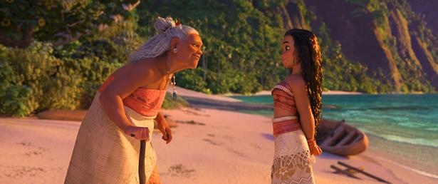 モアナのよき相談相手であるタラおばあちゃん(『モアナと伝説の海』)