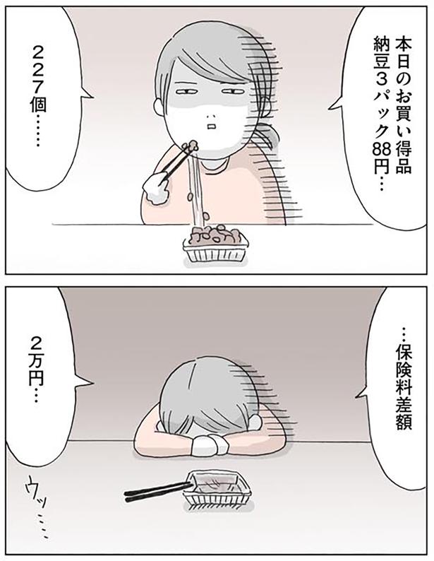 …保険料差額　2万円… （C）いけだ いけみ／KADOKAWA
