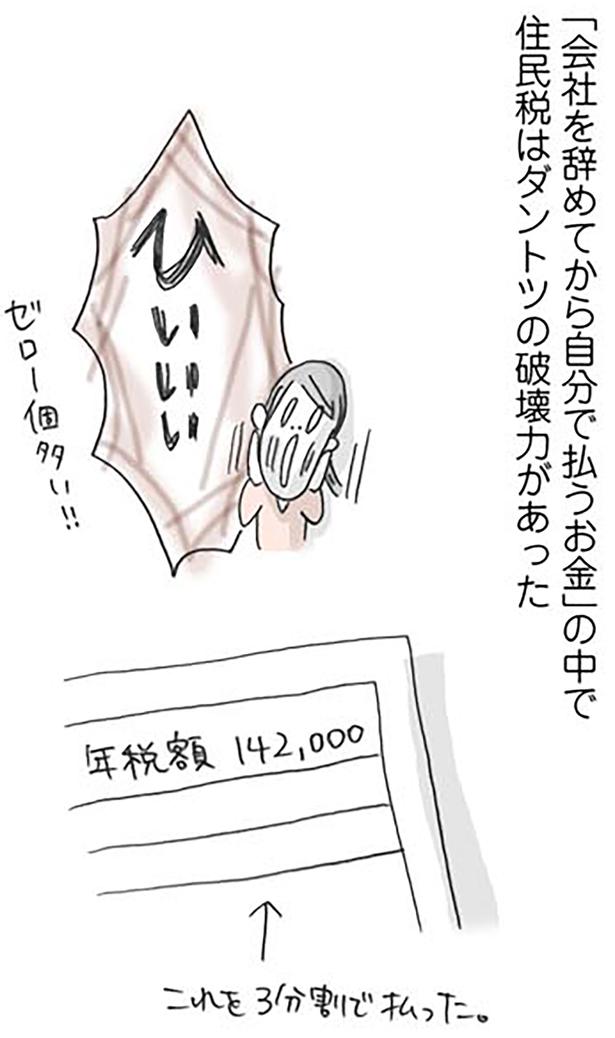 住民税はダントツの破壊力があった （C）いけだ いけみ／KADOKAWA