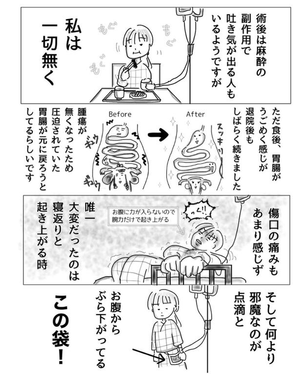 子宮内膜症で入院した時の話9-1 画像提供：オムニウッチー(@omni_uttii821)