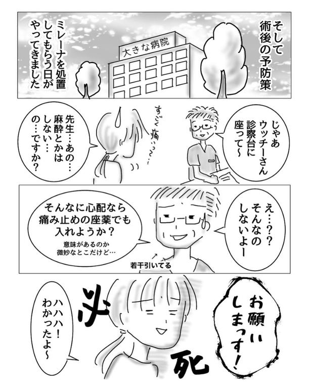 子宮内膜症で入院した時の話11-1 画像提供：オムニウッチー(@omni_uttii821)