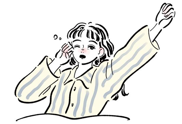 二度寝してもいい？ イラスト／MUCHI