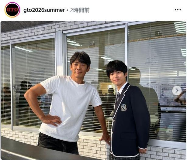 【写真】反町隆史＆川口和空、寄り添う仲良しツーショット