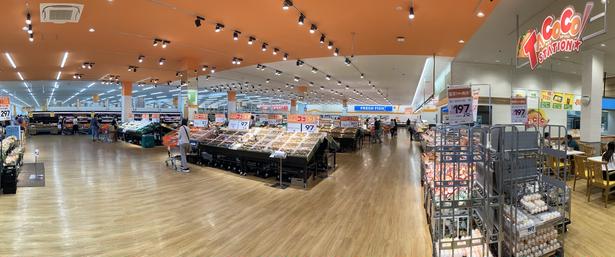 3414平方メートルの店舗にはたくさんの商品が並び、「選ぶ楽しさ」を体験できる