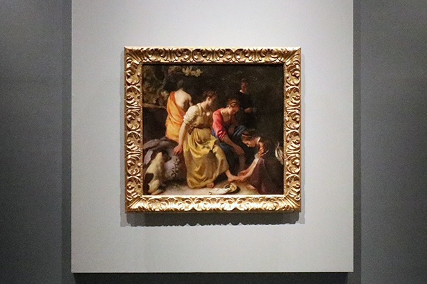 ヨハネス・フェルメール《ディアナとニンフたち》1653〜1654年頃油彩、カンヴァス97.8×104.6センチ