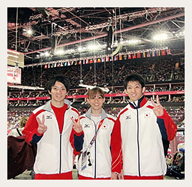 2012年ロンドン五輪、三きょうだいで同時に出場したのは日本体操史上初 写真=田中理恵さん