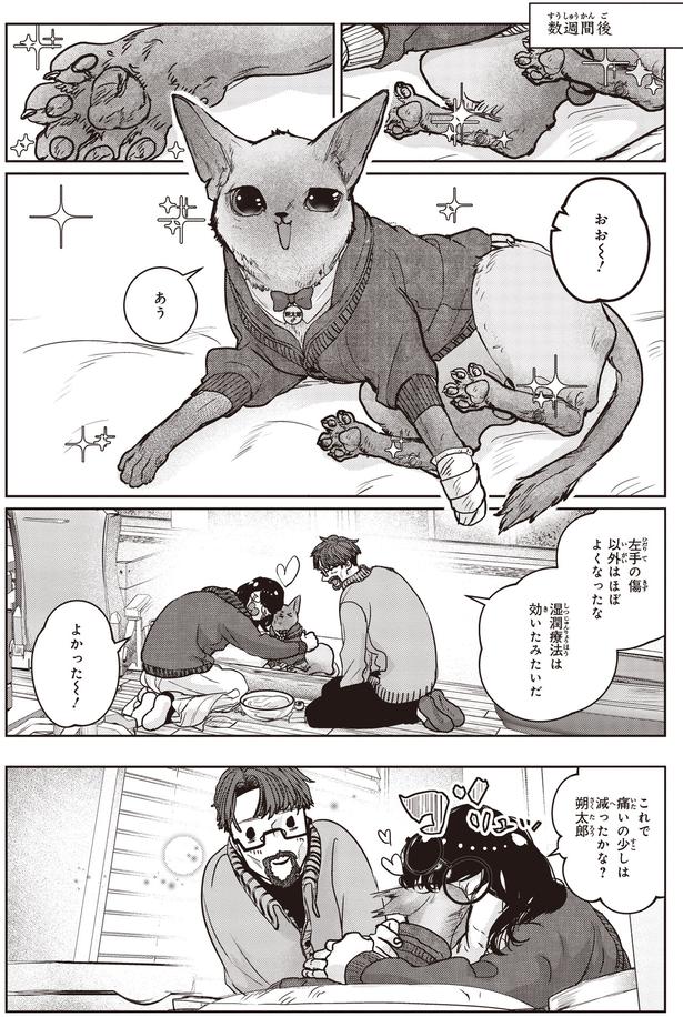 湿潤療法は効いたみたいだ (C)叶輝、朝待夜駆／KADOKAWA