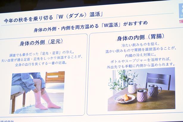 「W温活」の概要も解説された
