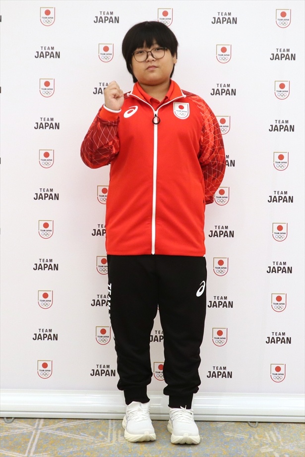 TEAM JAPANオフィシャルウェアに身を包んだ栗原悠輝選手