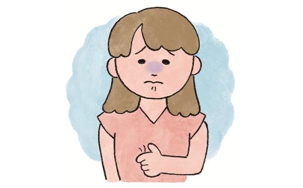冷たいもののとり過ぎからくるのが「胃腸疲れ」 イラスト／イラカアヅコ
