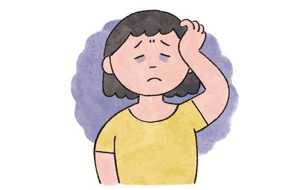 熱帯夜の寝苦しさからくるのが「睡眠不足疲れ」 イラスト／イラカアヅコ