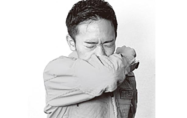 咳エチケットを心がける (C)タイチョー、みぞぐちともや
