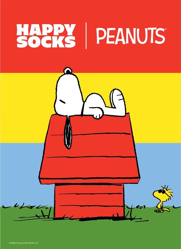 Happy SocksとPEANUTSが初コラボ！大人6柄＋キッズ6柄＋ギフトBOX