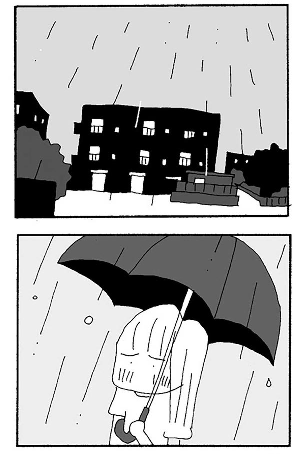 雨の中 （C）野原広子／KADOKAWA