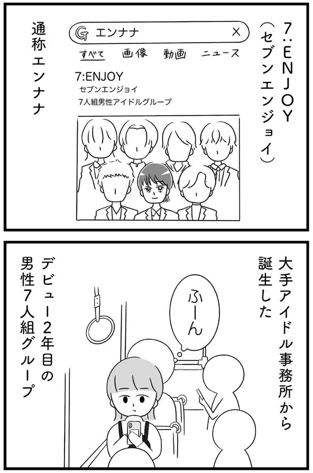 デビュー2年目の男性7人組グループ （C）上野ほし／KADOKAWA