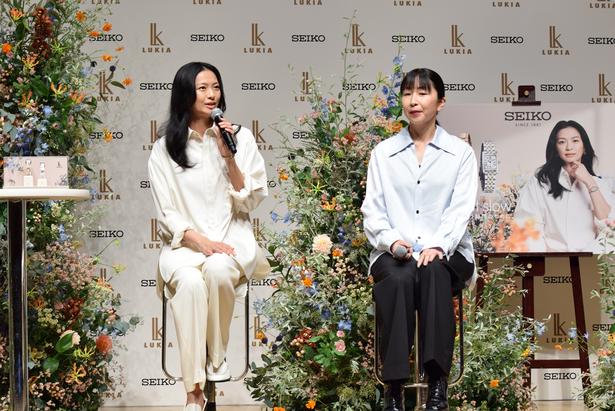 榮倉奈々さんと篠崎恵美さんによるトークセッションも実施