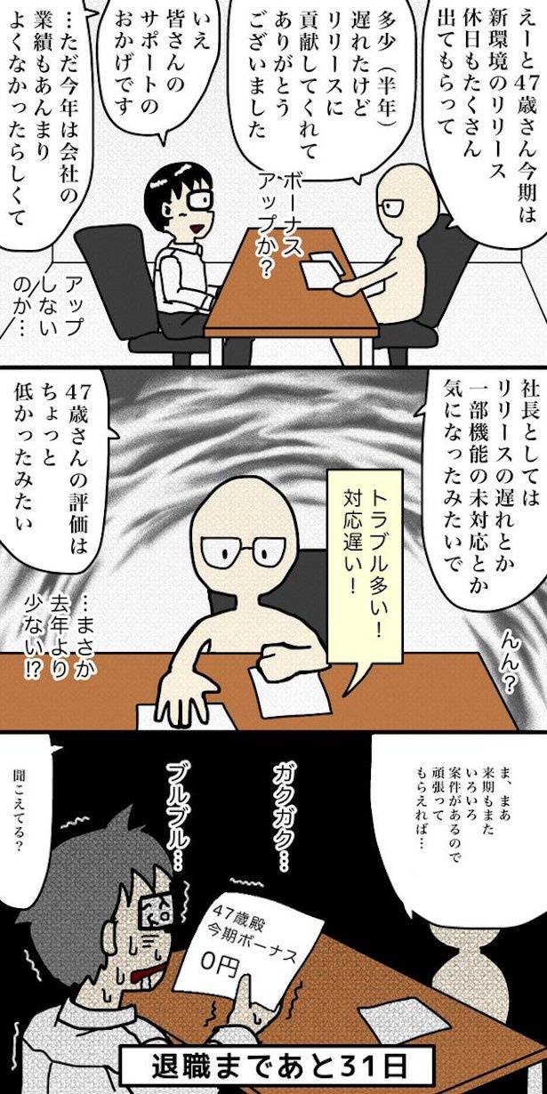 「100日後に退職する47歳」69日目 画像提供：元アプリ開発者47歳(@tome_ura)