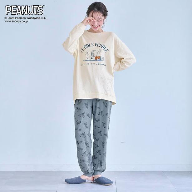「チュニックパジャマ(アイボリー)」(5990円)
