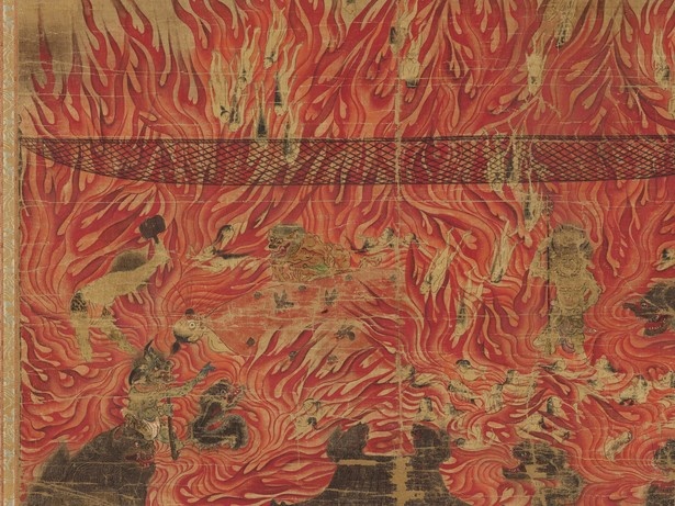 鎌倉時代に描かれた極楽寺所蔵の重要文化財 「六道絵」※画像は展示作品の一部 画像提供:奈良国立博物館
