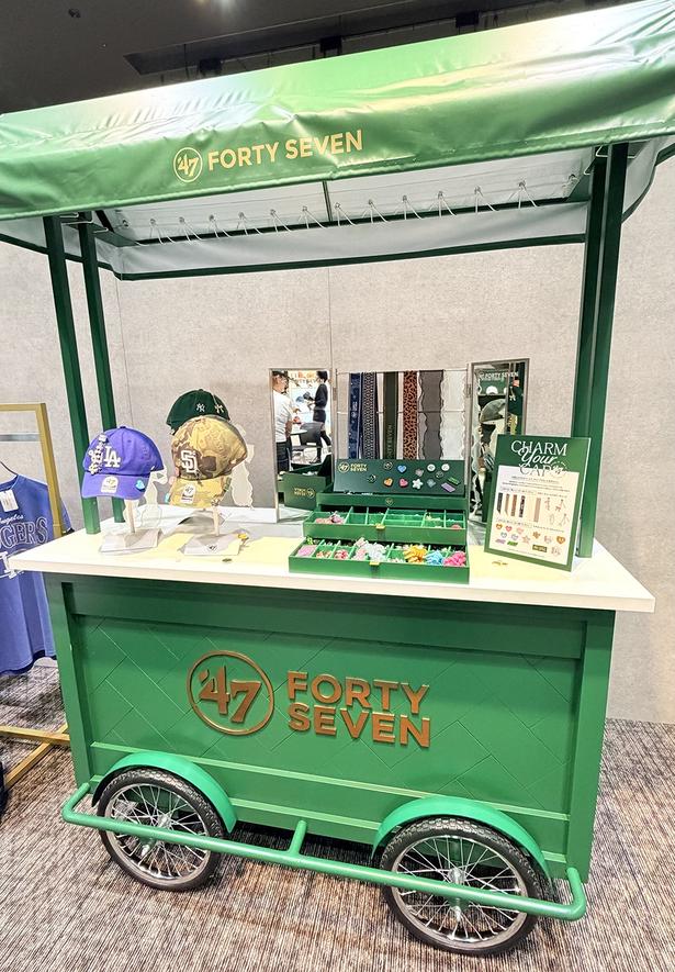 「Charm Your Cap」で展開予定のワゴンイメージ(※ '47長野のみ)